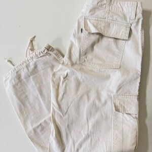 Levi's Women's 94 Baggy Cream Cargo Pants Size 29